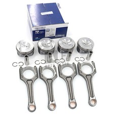 4x Kolben 4x Pleuelstange Satz